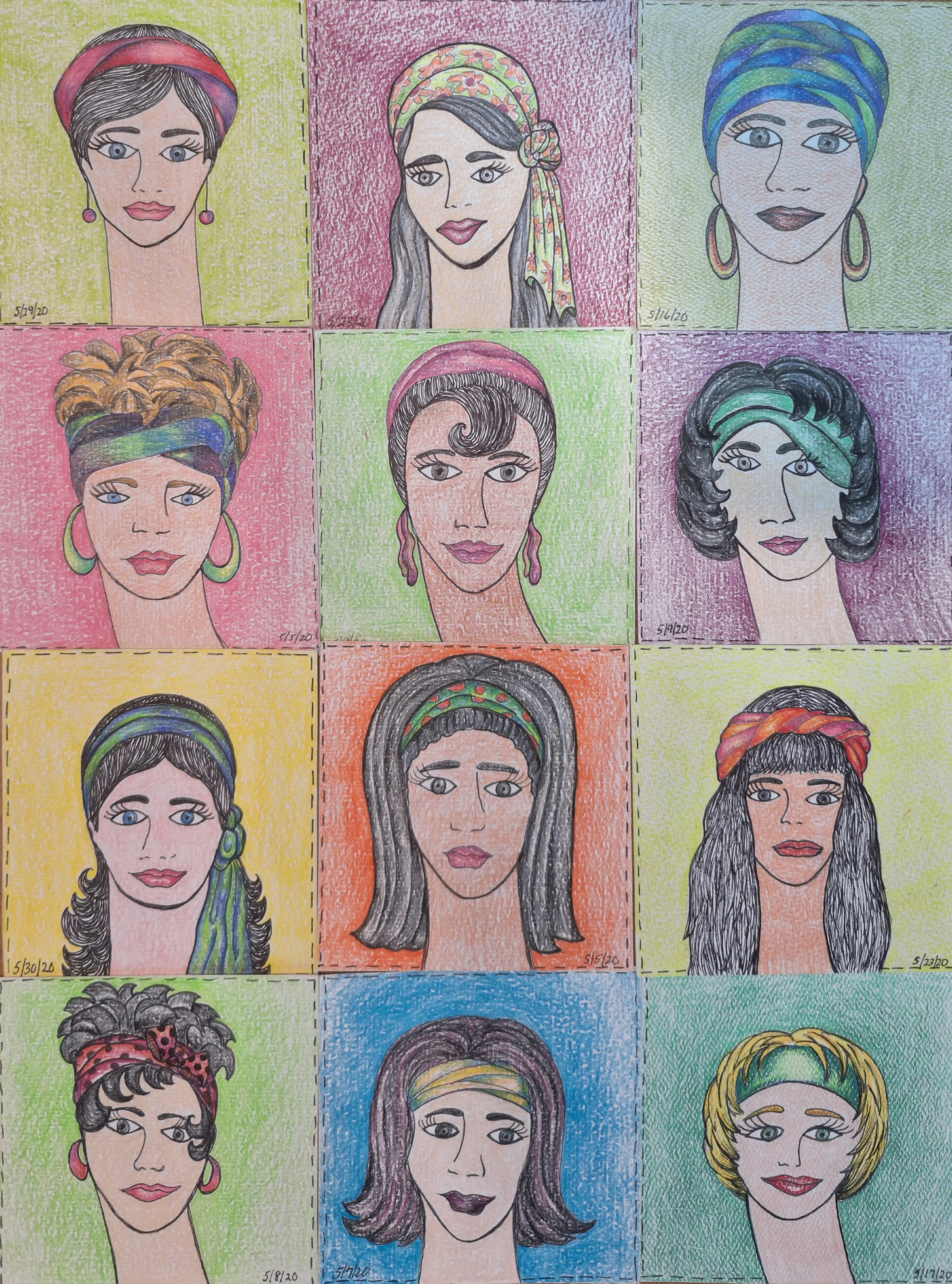 All 12 portraits from Chapter 2 (Refill)