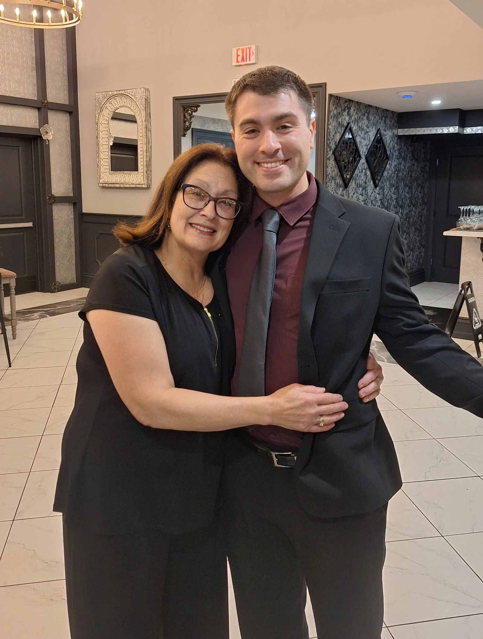 Frances Catania and her son Nicholas Catania, co-authors of Café Girls Volume 1